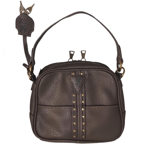 Browning Handbags - BROWNING Janey Faux Pebbled Leather Studded Conceal & Carry Tote Bag Handbag